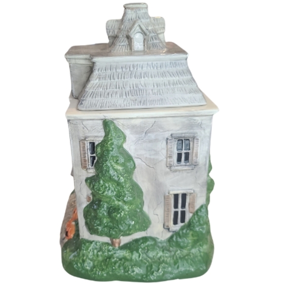 Sakura Debbie Mumm Halloween Cookie Jar Haunted House Ceramic Collectible Ghost - Picture 4 of 13